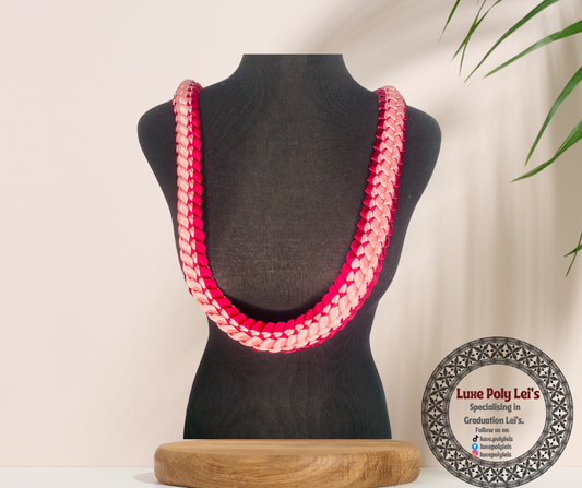 Simple Double Braided Ribbon Closed Lei