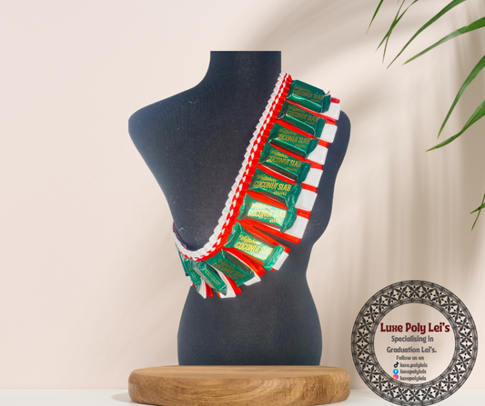 NZ Mini Coconut Whittakers Kahoa Lole - Graduation Lei