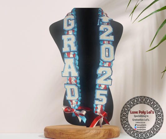 Fijian Inspired Graduation Sash Lei