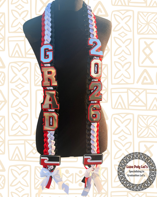 Maori Inspired Graduation Sash Lei